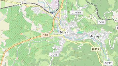 Carte de localisation de l'évènement