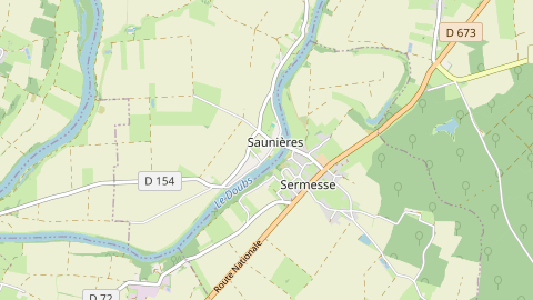 Carte de localisation de l'évènement