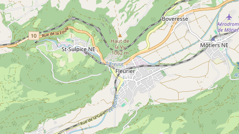 Carte de localisation de l'évènement