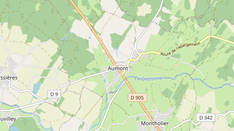 Carte de localisation de l'évènement