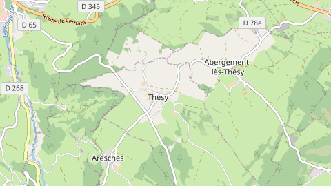 Carte de localisation de l'évènement