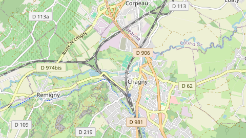 Carte de localisation de l'évènement