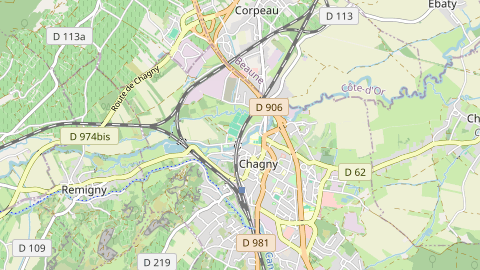Carte de localisation de l'évènement