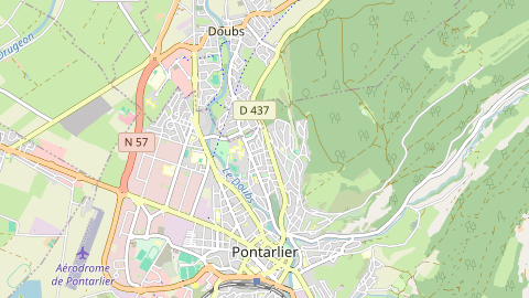Carte de localisation de l'évènement