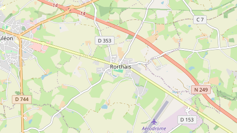 Carte de localisation de l'évènement