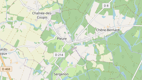 Carte de localisation de l'évènement