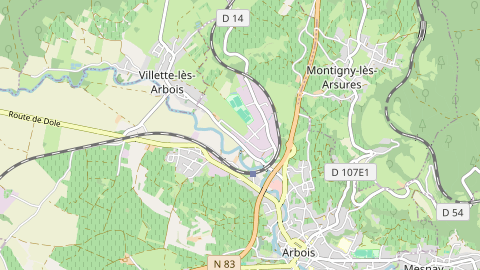 Carte de localisation de l'évènement