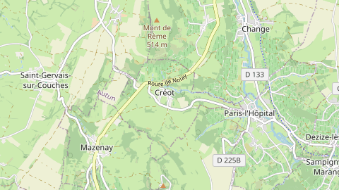 Carte de localisation de l'évènement