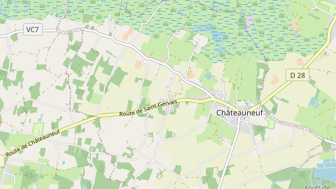 Carte de localisation de l'évènement