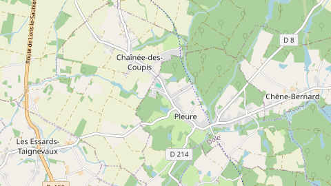 Carte de localisation de l'évènement