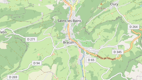 Carte de localisation de l'évènement