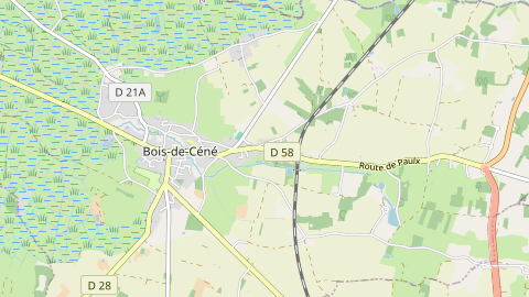 Carte de localisation de l'évènement