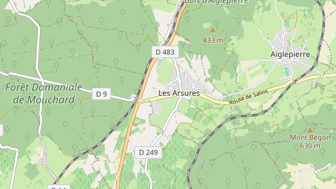 Carte de localisation de l'évènement