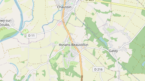 Carte de localisation de l'évènement