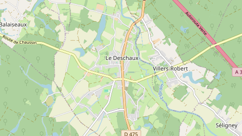Carte de localisation de l'évènement