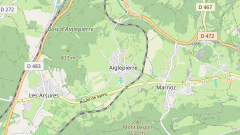 Carte de localisation de l'évènement