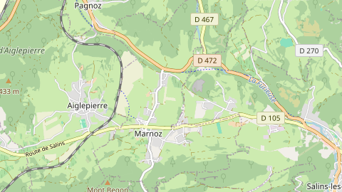 Carte de localisation de l'évènement