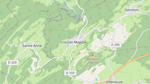 Carte de localisation de l'évènement