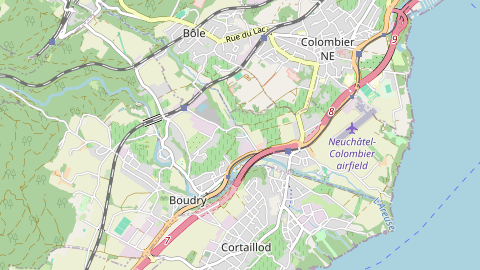 Carte de localisation de l'évènement