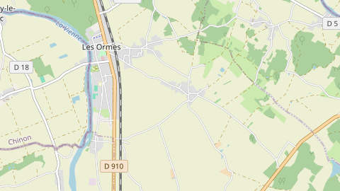 Carte de localisation de l'évènement