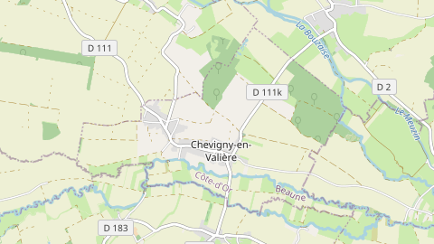 Carte de localisation de l'évènement