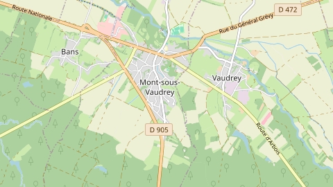Carte de localisation de l'évènement