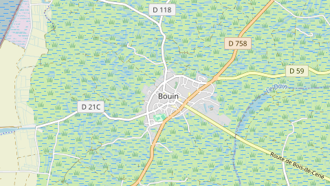 Carte de localisation de l'évènement