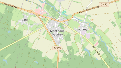 Carte de localisation de l'évènement