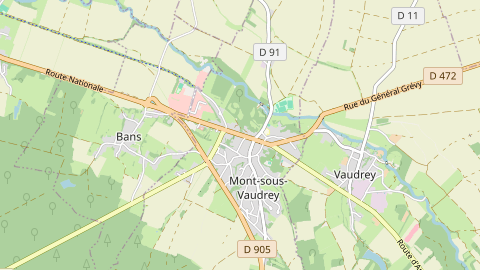 Carte de localisation de l'évènement