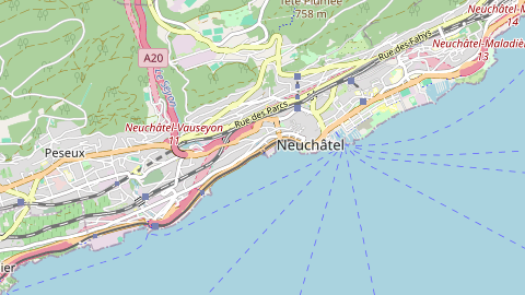 Carte de localisation de l'évènement