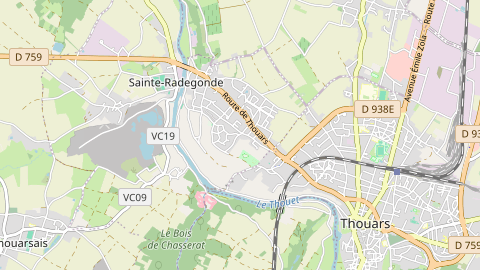 Carte de localisation de l'évènement
