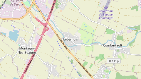 Carte de localisation de l'évènement