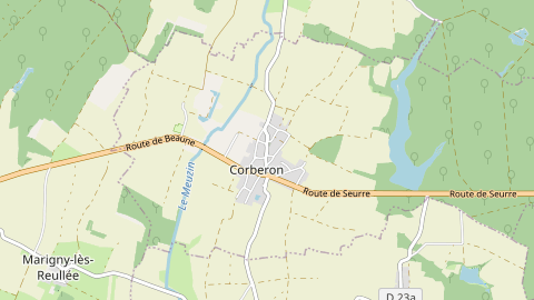 Carte de localisation de l'évènement