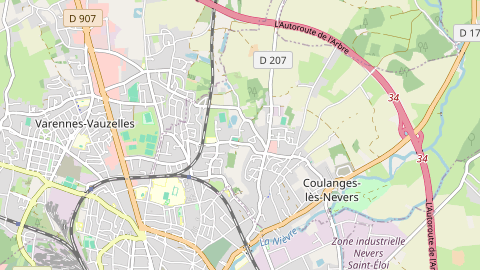 Carte de localisation de l'évènement