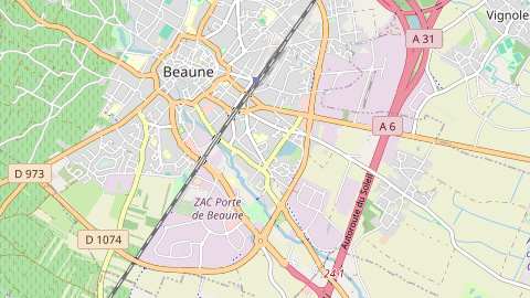Carte de localisation de l'évènement