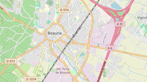 Carte de localisation de l'évènement
