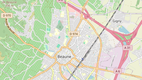 Carte de localisation de l'évènement