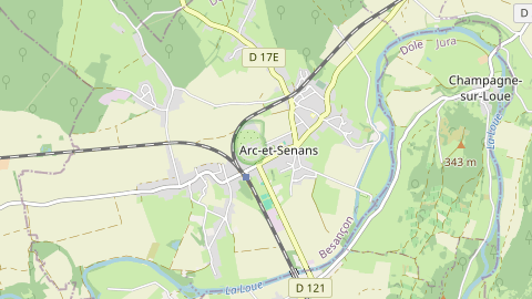 Carte de localisation de l'évènement