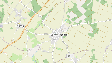 Carte de localisation de l'évènement