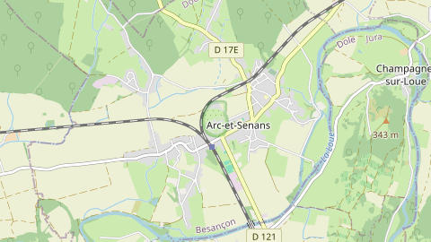 Carte de localisation de l'évènement