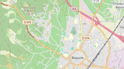 Carte de localisation de l'évènement