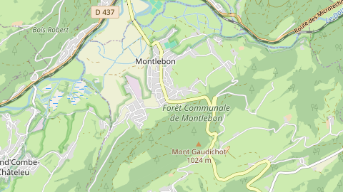 Carte de localisation de l'évènement