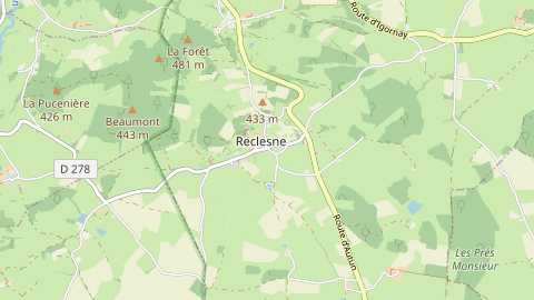 Carte de localisation de l'évènement