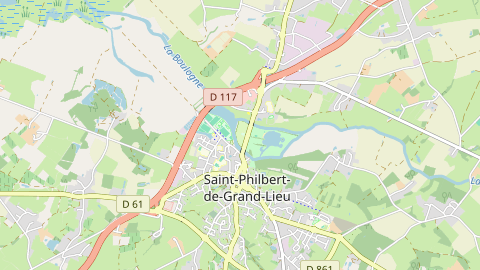 Carte de localisation de l'évènement