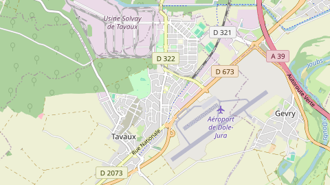 Carte de localisation de l'évènement