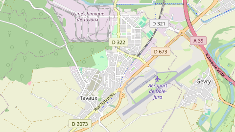 Carte de localisation de l'évènement