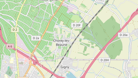 Carte de localisation de l'évènement