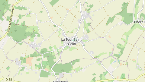 Carte de localisation de l'évènement