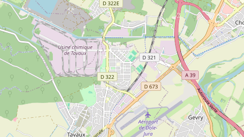 Carte de localisation de l'évènement