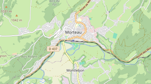 Carte de localisation de l'évènement